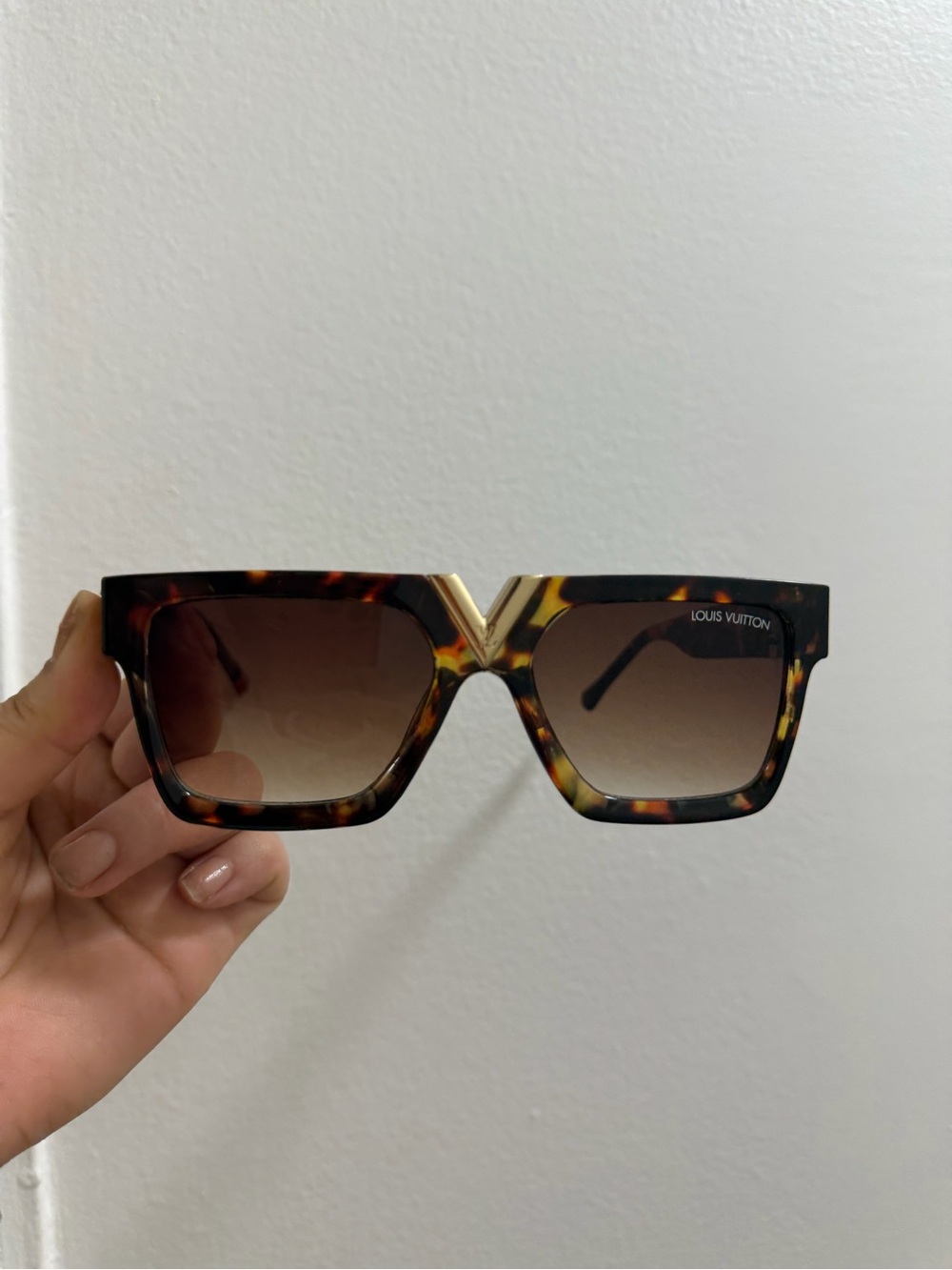 Louis Vuitton Tortoiseshell Sunglasses in Brown